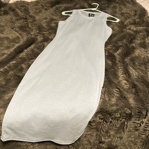 Light blue body on dress